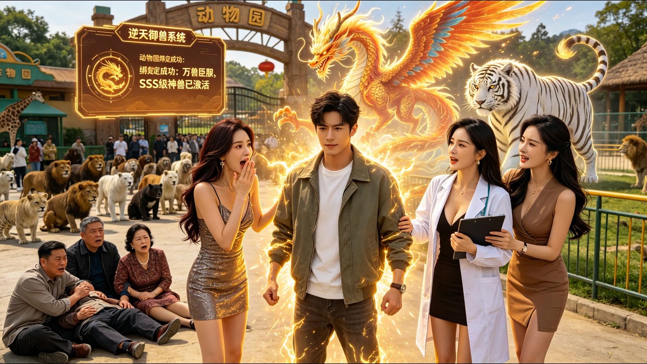 落魄園長解鎖御獸系統，萬獸俯首