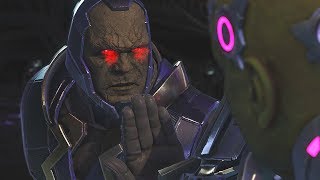 Injustice 2: Darkseid Vs Brainiac | All Intro/Interaction Dialogues & Clash Quotes + Super Moves