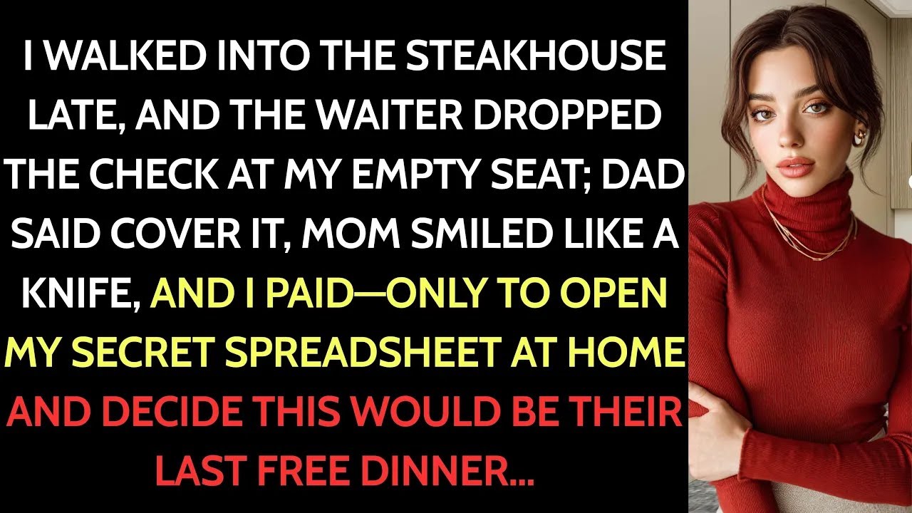 My Parents Enjoyed Their Luxury Dinner… And Expected Me To Pay Them...