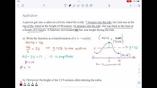 MTH 112 Sinusoidal Application