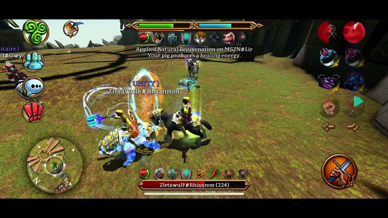 Retired pvp warrior vs Old pvp warrior (Celtic heroes pvp)