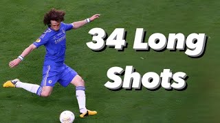 David Luiz his last 34  Long Range Shots Attempts.