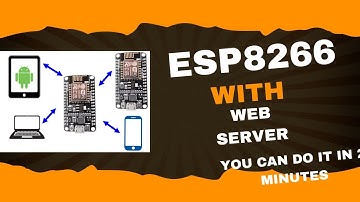 esp8266 with webserver .... turn on led on and off #ece #embedded #projects