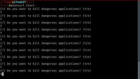 Parrot OS version 5 Anonsurf trouble