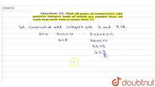 Celebrity Find all pairs of consecutive add positive integers both of which are smaller than 10 Profile