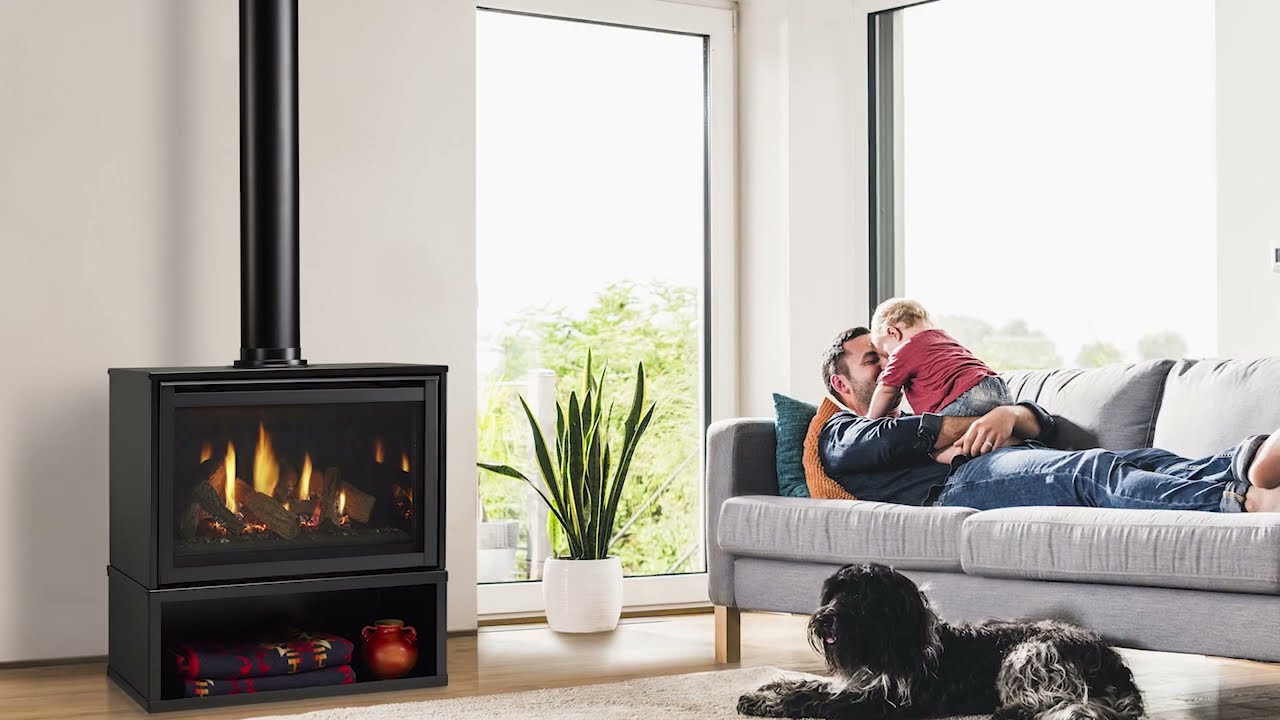 Majestic Ruby Freestanding Gas Fireplace