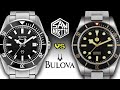 DIVE WATCH FACE-OFF! Bulova Marine Star vs San Martin SN0008 - Tudor Homage Showdown