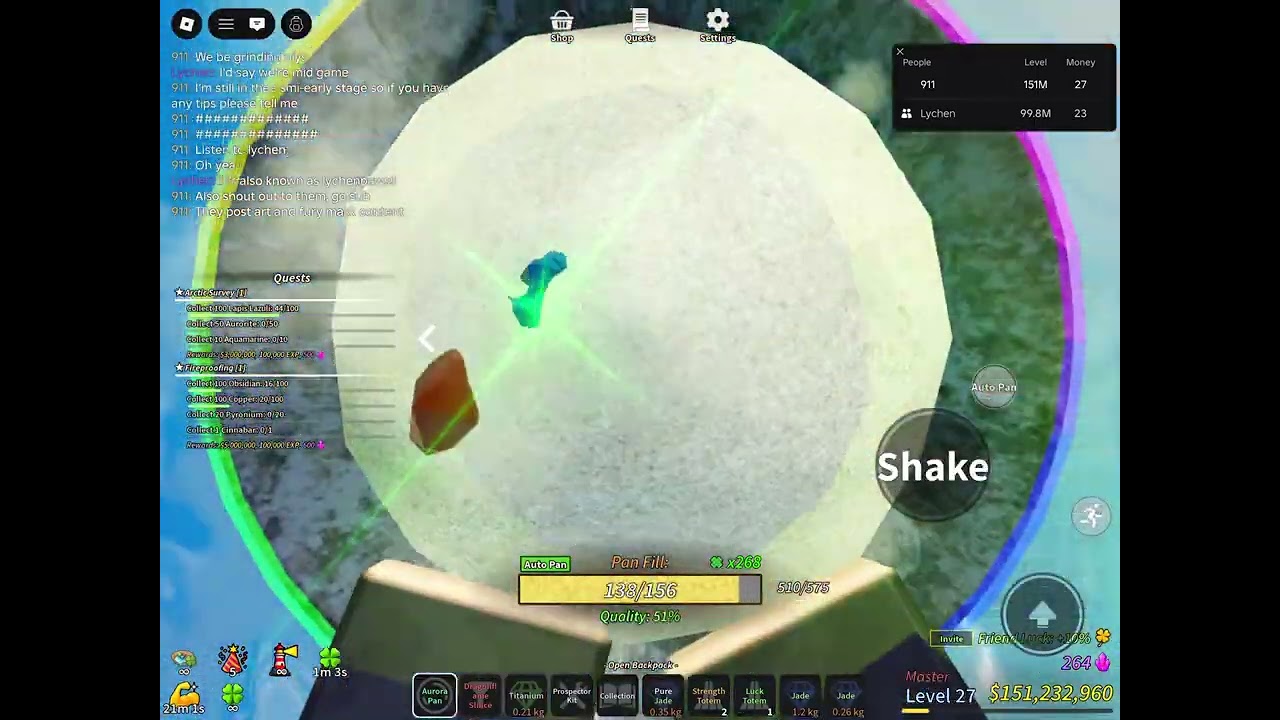 Prospecting with @Lychenpawz-artz 