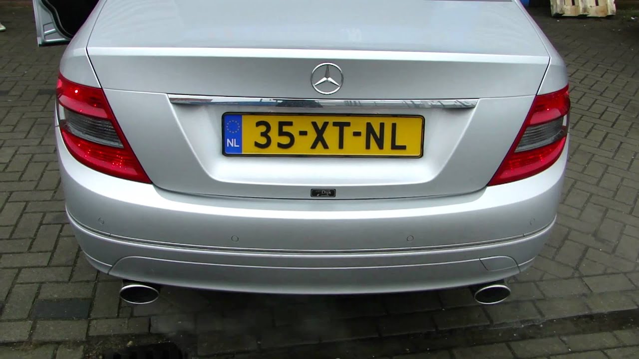 Mercedes- Benz C Klasse AMG uitlaat, Maxi Performance RVS uitlaatsystemen op maat