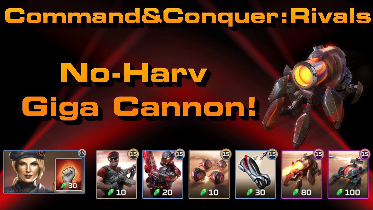 C&C Rivals: Ultimate Giga Base Rush Strategy!