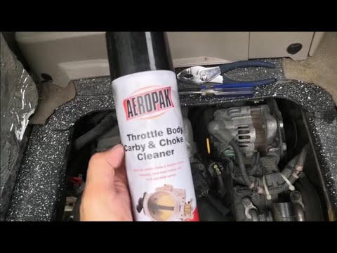 DA64W TURBO WAGON | DIY Throttle Body cleaning without removing - YouTube