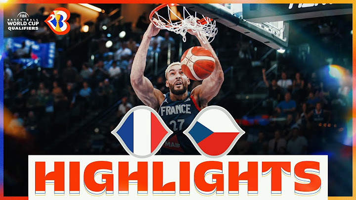 🇫🇷 FRA - 🇨🇿 CZE | Basketball Highlights - #FIBAWC 2023 Qualifiers
