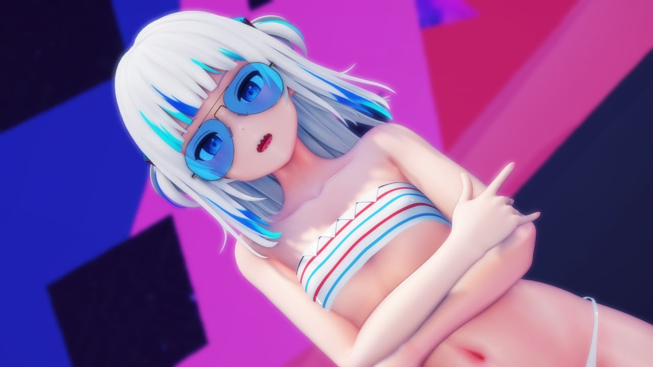[MMD Hololive/4K] Gura (KISS OF LIFE (키스오브라이프) 'Igloo')