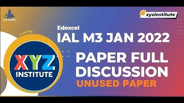 Edexcel IAL WME03 Jan 2022 Mechanics 3 UNUSED PAPER full discussion (Y13 Further Maths)