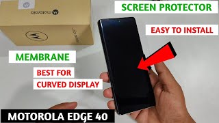 Best Membrane Screen Protector for Moto Edge 40 | Motorola Edge 40 Screen Gaurd