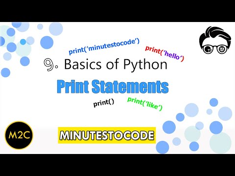 Print in Python | Python tutorials | Chapter 9 | URDU/HINDI | minutestocode