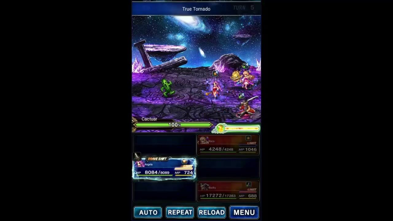 FFBE Limit Bursts - Neo Vision Legendary Guardian Auron (True Tornado)