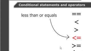 VTC Player   Perl Fundamentals, Conditional operators