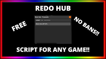 Redo Hub | ROBLOX HACK/SCRIPT | ANY GAME | ARSENAL | PHANTOM FORCES | POLLYBATLE | FREE | NO BANS!