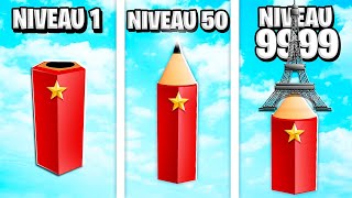 LA MEILLEURE ÉVOLUTION DE CRAYONS !! (Carve The Pencil)