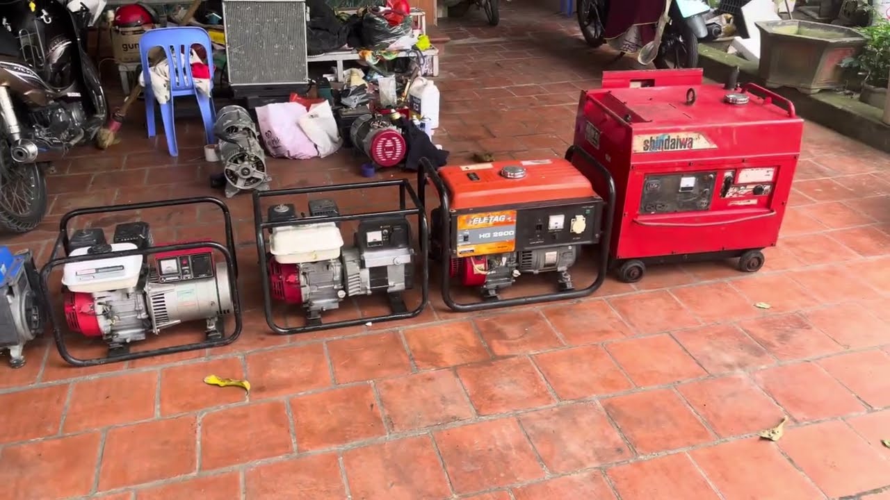 Máy phát điện nhật bãi chạy xăng dầu công suất dùng gia đình ngon giá bình dân báo giá lh0358607854