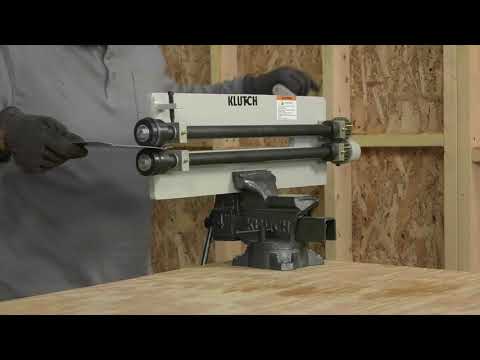 Klutch Vise-Mounted Sheet Metal Bead Roller | 12-In. W | 18-Gauge ...