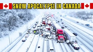 Canada Hit by Brutal Snowstorm! Deadly Snowstorm Slams Quebec