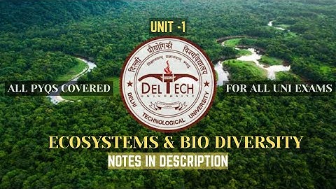 EVS - UNIT 1 || DTU || END SEM || PAPER LEAKED || #OneShotRevision #CollegeExams