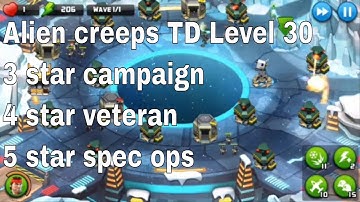 Alien Creeps TD Level 30 Without Any Extra Hero