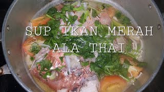 Rasa Segar Masak Sup Ikan Merah Macam Ni