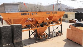 How to install batching machine,show assemble PLD800 batch bin
