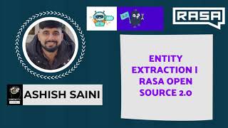 RASA OPEN SOURCE 2.0 | ENTITY EXTRACTION
