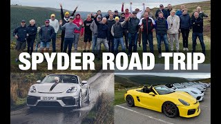 30 Porsche Spyders On Best Roads In Wales: 718, 981, 987 | Thecarguys.tv