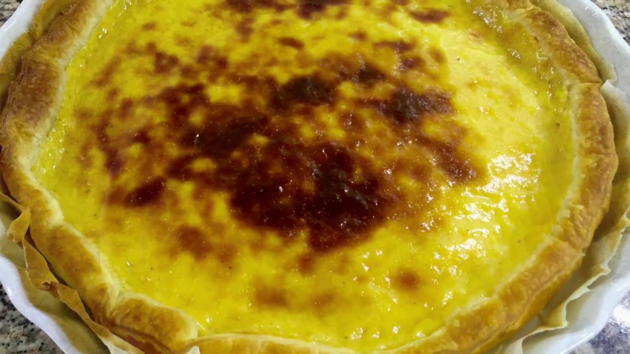 TARTE DE PASTEL DE NATA  -   PORTUGUESE CUSTARD TART