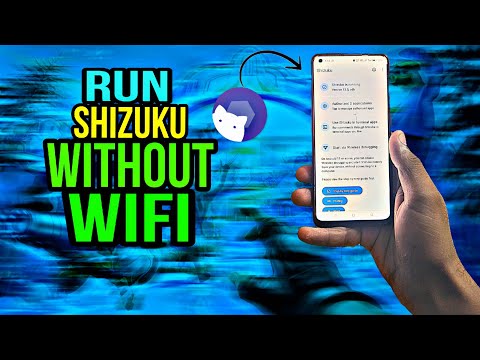 Run shizuku with out wifi connection and wireless debbiging.