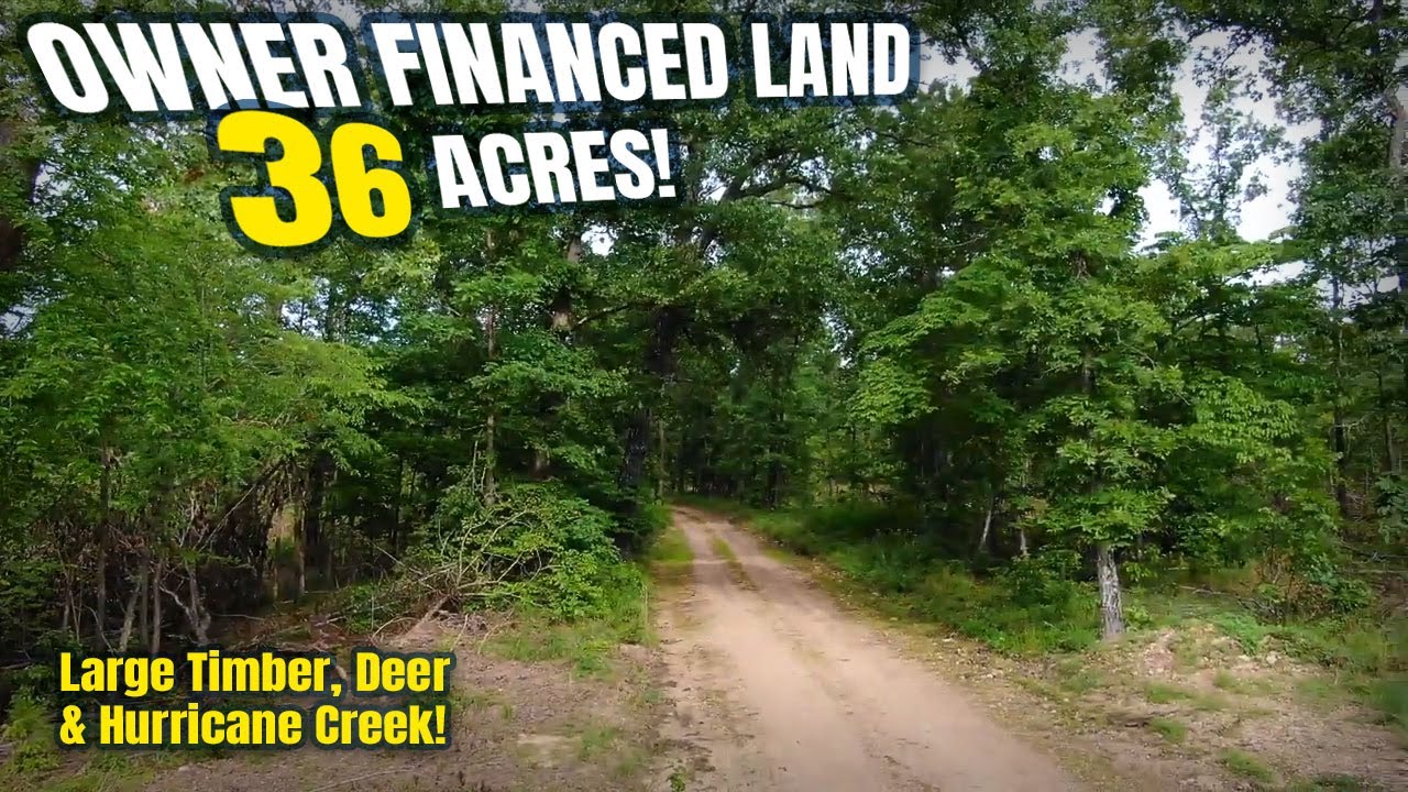 Owner Financed Land For Sale 36 Acres on Hurricane Creek in MO