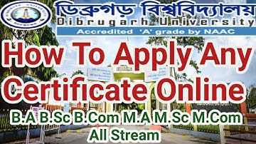 How To Apply Any Certificate Online || Original,Migration, Registration Correction, Name Correction