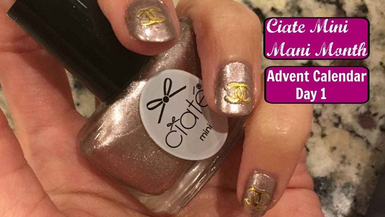 Nail design | Ciate Mini Mani Month | 24 days of Christmas  - Day 1