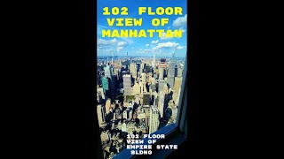 102Th Floor Of The Empire State Building Scenery Of Manhattan New York Usa