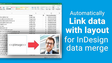 Automatically link datasource and Indesign layout fields for data merge [Autolink]