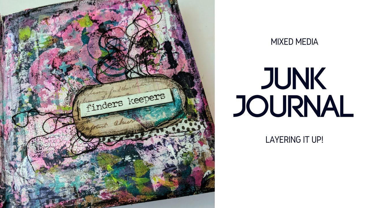 Junk Journaling Using Old Photo and Lots of Layers