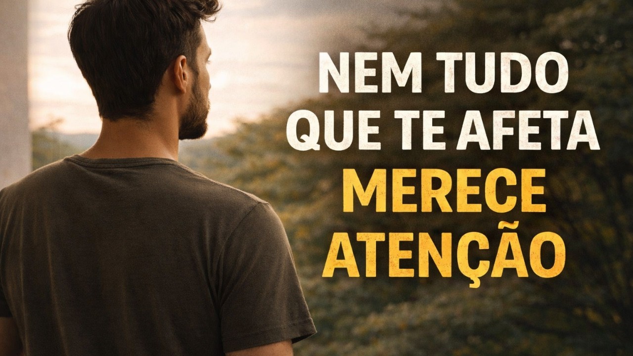 Nem Tudo Que Te Afeta Merece Atenção | Clareza Estoica