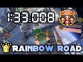 American Record, 2nd Worldwide | Rainbow Road (200cc) 1:33.008 | Mario Kart 8 Deluxe