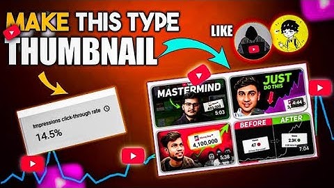 How To Make Thumbnails Like @decodingyt  🤯// Youtube Thumbnail Tutorial 😍