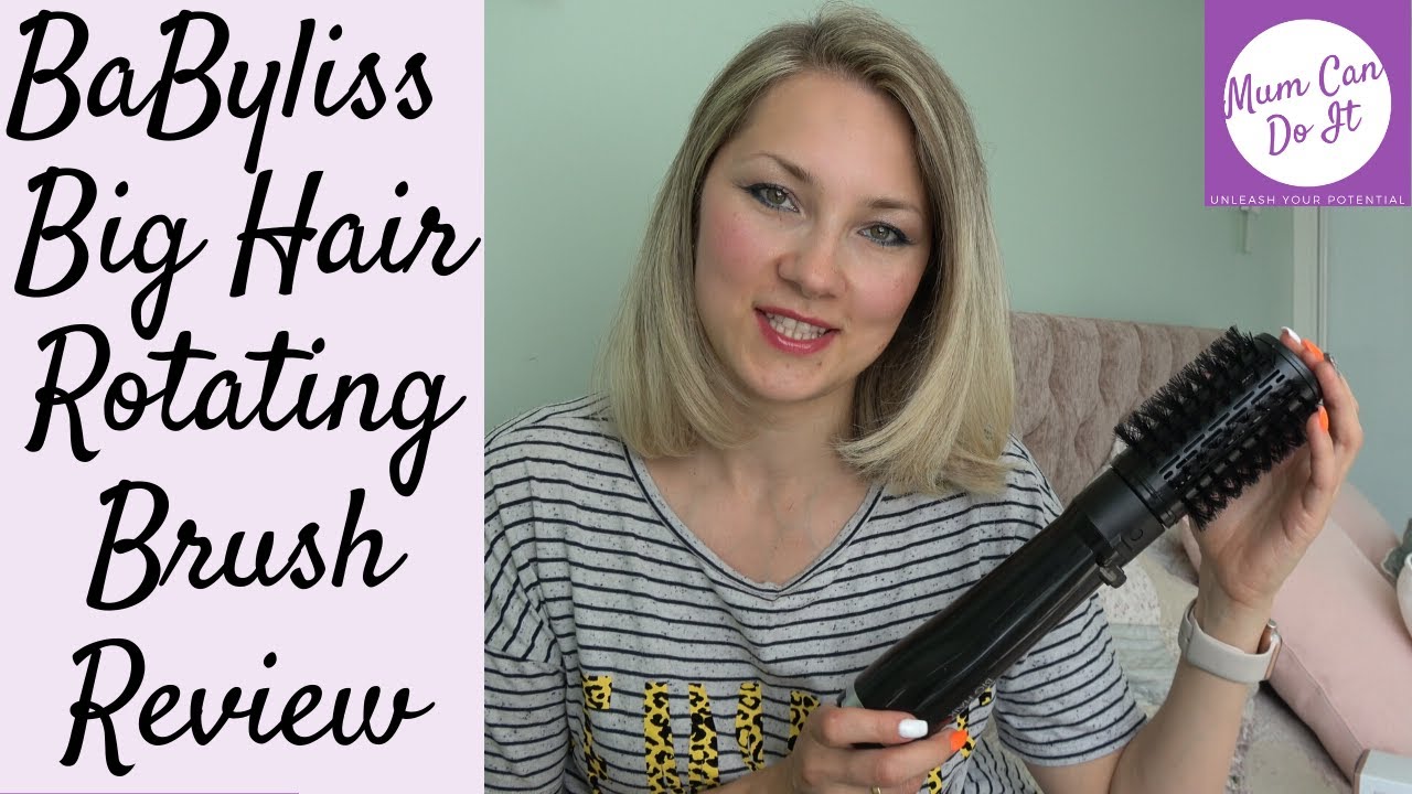 BaByliss Big Hair Rotating Brush - Acheive Volumised hair with not much  effort? Product Review - YouTube