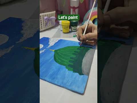 Easy Madinah In Moonlight Painting Madina Umrah Islam