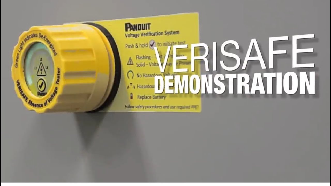 Panduit Verisafe Absence of Voltage Tester Demonstration - YouTube