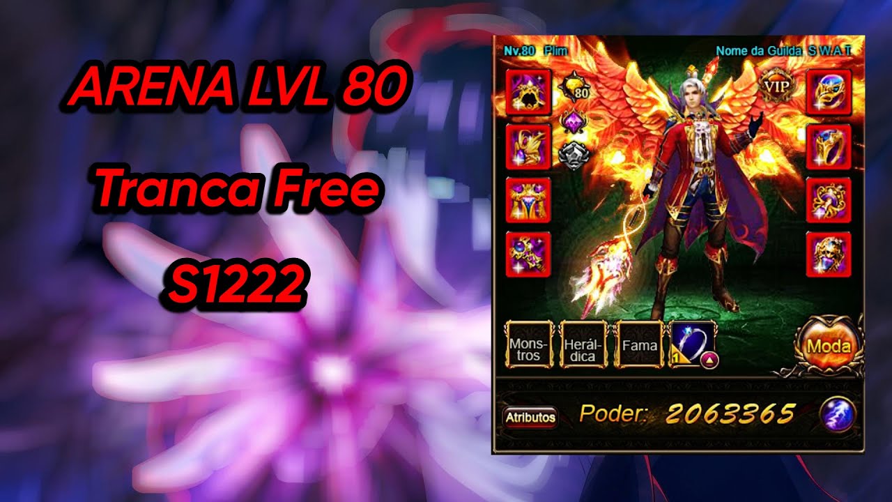 ARENA LVL 80 LEGEND ONLINE - TRANCA FREE