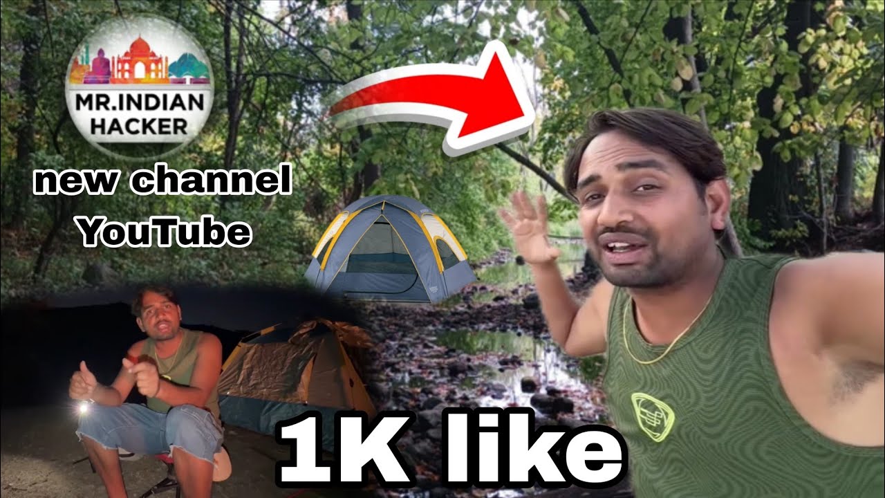 24 Hours Camping Challenge In Desert Forest | सूखे जंगल में पूरी रात  MR.lNDlAN HACER 😱