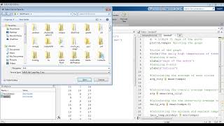 Reading data from a .mat file and assigning it into a variable.